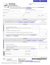 Fill in a Valid 948 Missouri Form