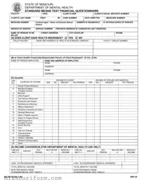 Fill in a Valid Dmh 69 Missouri Form