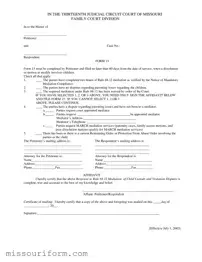 Fill in a Valid Missouri 15 Form
