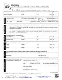 Fill in a Valid Missouri 5315 Form