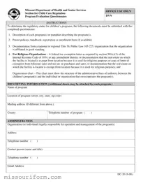 Fill in a Valid Missouri Dc 20 Form