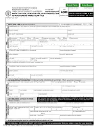 Fill in a Valid Missouri Lien Form