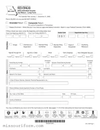 Fill in a Valid Missouri Mo 1040 Form