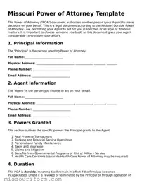 Attorney-Approved  Power of Attorney Document for Missouri