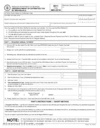Fill in a Valid Mo 2210 Form