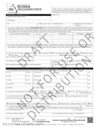 Fill in a Valid Mo 551 Form